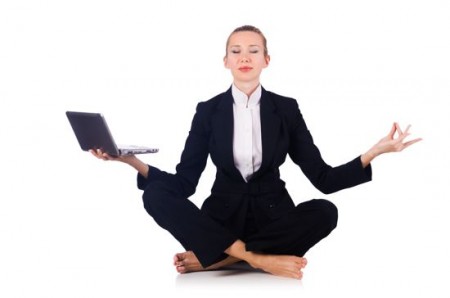 bigstock-Businesswoman-meditating-isola-56051171